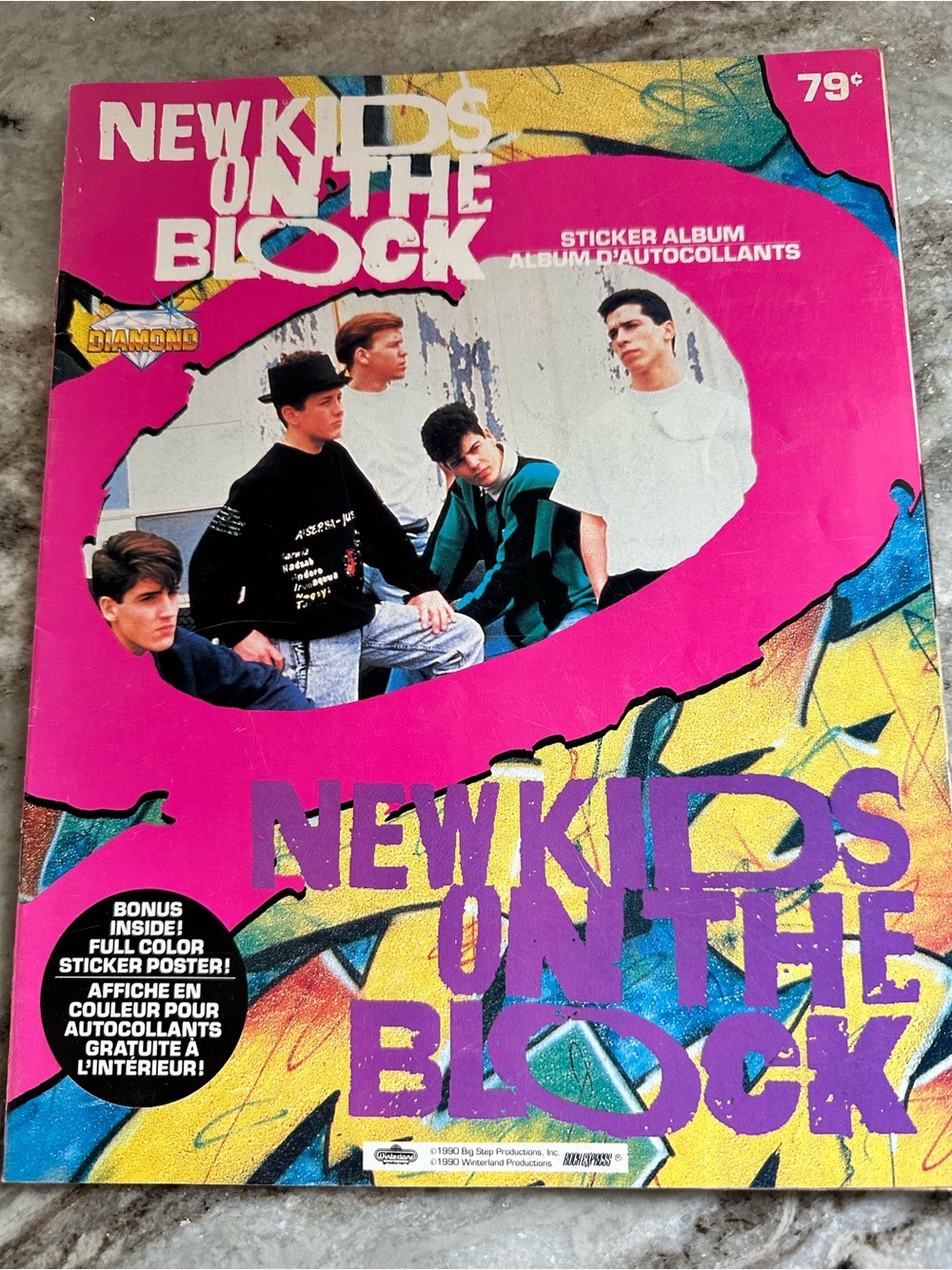 New Kids on the Block Sticker Album